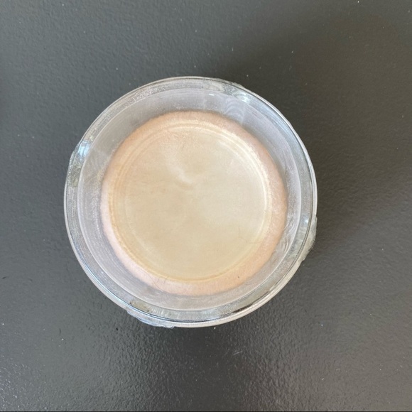 Vintage Powder Jar Antique Cut Glass with Design Lid Art Deco Floral Basket Etch - Picture 7 of 11